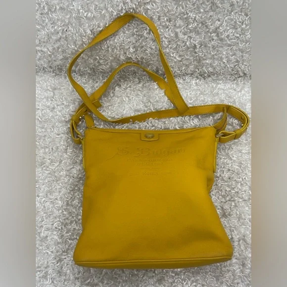 Bulgari Bvlgari Yellow Leather Tote Bag - Picture 5 of 16